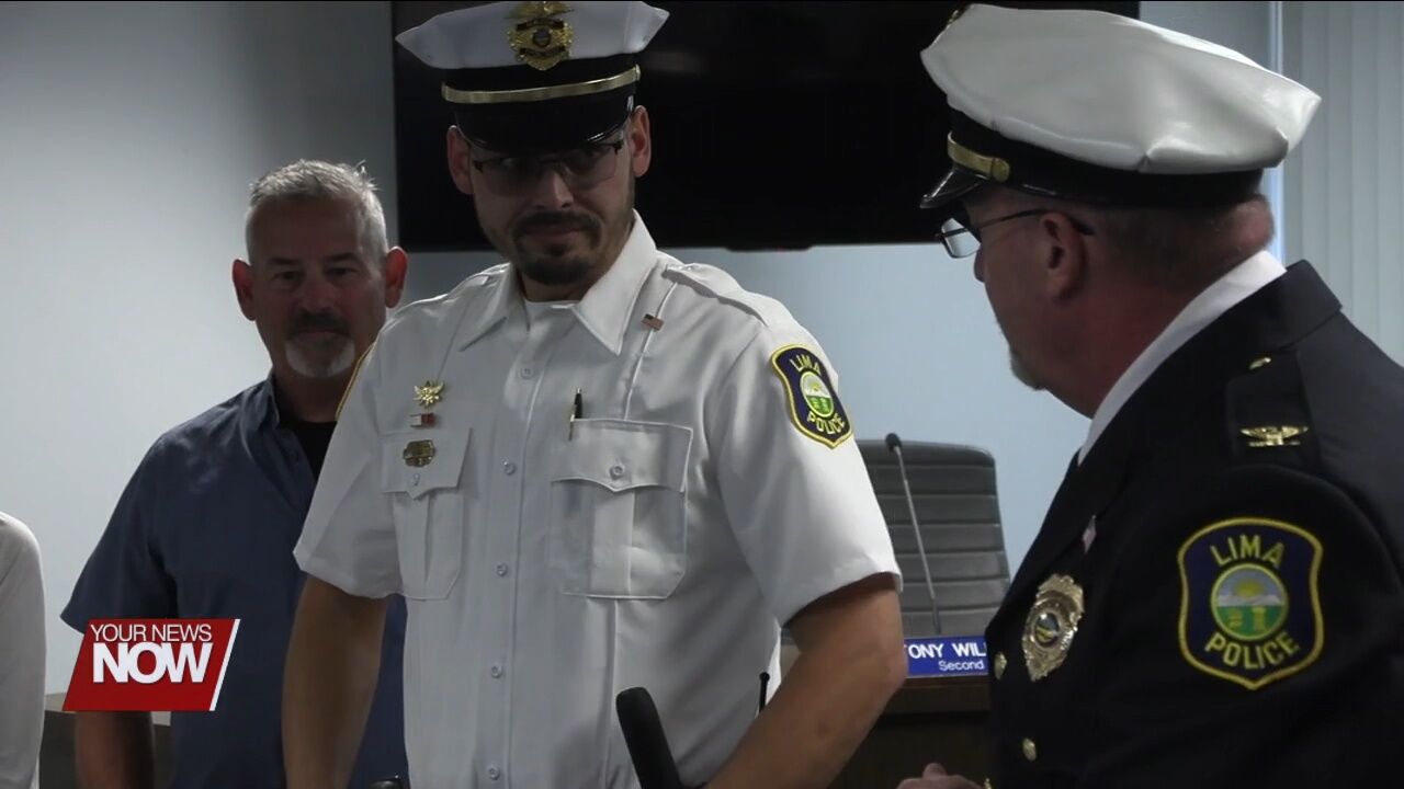 Several officers promoted at the Lima Police Department